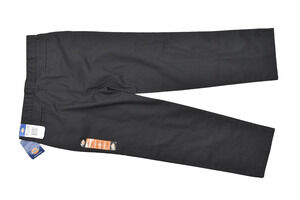 NEW Dickies Boys 20 Husky Black Flat Front Classic Fit Straight Leg Pants NWT
